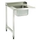 Table entrée/sortie droite ou gauche  L800x715xh850/1020mm