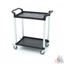 Chariot service 3 niveaux gris 830x415xh940 mm
