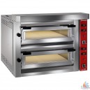 Four 2x4 pizzas Ø 350 entièrement en réfractaire L1060 x P890 x H730/800