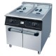 Friteuse gaz 15.5 kw 20 litres  L360xP700xH850 mm