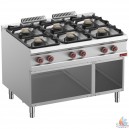 FOURNEAU 4 FEUX SUR FOUR GAZ