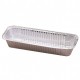 BARQUETTE RECTANGULAIRE - 450 ML. 14,4x11,9x4 CM. ARGENTE ALUMINIUM