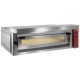 Four en largeur 1X6 Ø 350  pizzas en pierres réfractaire L1060xP1240xH400/475
