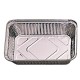  BARQUETTE RECTANGULAIRE - 910 ML. 21,8x15,5x4 CM. ARGENTE ALUMINIUM 