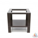 Pi&eacute;tement noir four 4 pizzas L920XP720XH850