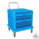 CASIER DE LAVAGE 49 COMPARTIMENTS VERRES 50x50x10 CM. BEIGE 