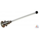 Bouton poussoir inox temporis&eacute; a genou