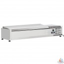 Structure r&eacute;frig&eacute;r&eacute;e 5x GN 1/4 - 150 mm, avec couvercle inox