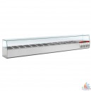 Structure r&eacute;frig&eacute;r&eacute;e 5x GN 1/4 - 150 mm, avec couvercle inox