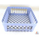 CASIER DE LAVAGE 49 COMPARTIMENTS VERRES 50x50x10 CM. BEIGE 