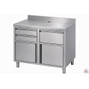 Meuble pour machine &agrave; caf&eacute; L120xp60xh115 cm