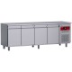 Table sans dossier -2°C/+8°C ventilée, 4 portes L2295xP700xH950 mm