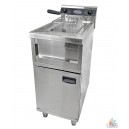 Friteuse &eacute;lectrique 1 cuve 14 litres sur armoire