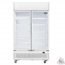 Armoire positive 2 portes vitr&eacute;es 120xp73xh2036 