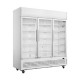 Armoire positive 2 portes coulissantes vitrées 120xp73xh2036 