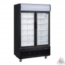 Armoire positive 2 portes vitr&eacute;es L120 xp 73 xh 2036