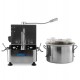 Cutter inox 15 Lit de table variateur de vitesse 400v