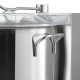 Cutter inox 15 Lit de table variateur de vitesse 400v
