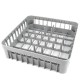 CASIER DE LAVAGE 49 COMPARTIMENTS VERRES 50x50x10 CM. BEIGE 