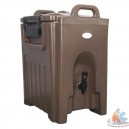 Distributeur 40L &agrave; boissons isotherme bleu ou marron L50xP41,5xH62,5