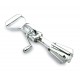 Batteur mélangeur à manivelle inox H30 CM