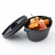 Mini cooking pot micro-ondable noir 