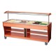  Buffet de restauration chauffant 6 x GN 1/1