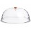 Cloche à fromage en polistyrol cristal Ø 340x160mm