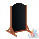 chevalet trottoir noir pour extérieurs 119x68,5/61 cm