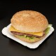 plateau carton hamburger