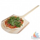 Pelle pizza bois diam 33 cm, L 200 cm