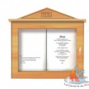 PORTE MENUS NATUREL BOIS