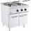 Friteuse électrique 2 cuves de 18 litres  L800xP700xh850/920 mm