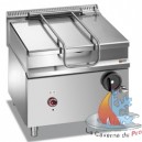 Sauteuse basculante 400V cuve inox 75 lit. sur meuble