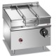 Sauteuse basculante 400V cuve inox 75 lit. sur meuble