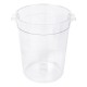 bac rond transparent Ø 22.4H27.9cm 7.5 litres