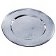 Plateau rond inox diam. 58 cm