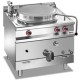 Sauteuse basculante 400V cuve inox 75 lit. sur meuble