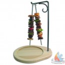 Porte brochettes mat inox