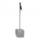 Porte etiquette pied inox par 3