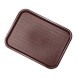 Plateau fast-food marron  L 30.4X41.4 cm 