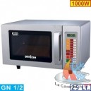 Four micro-ondes en inox,1000 W. (25 Lt), mécanique