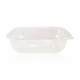 BOL TRANSPARENT AVEC CHARNIERE - 750 ML. 18,5x7,5 CM. TRANSPARENT 