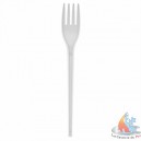 Fourchette Snack 17.5 cm PS blanc (vendu par 3000)