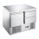 TABLE FRIGO. COMPACT 2 PORTES GN1/1 240L