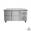 Table frigorifique 4 tiroirs 1310x700xh880/900mm