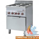 Cuisinière 4 feux gaz -Top- 600x600xh280/400