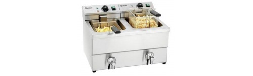 friteuses 2 cuves à poser 220v/400v