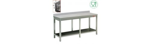 Table inox soudée P600/700 mm