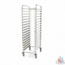 Echelle inox  16 &eacute;tages x 600x400, espace 8 CM